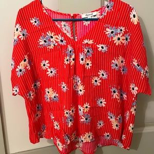 Madewell floral top